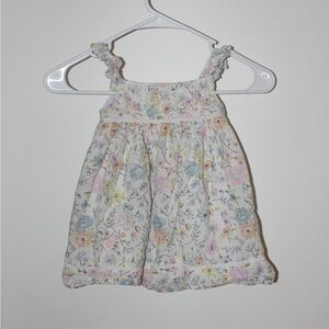 Tommy Bahama Pastel Floral Baby Dress, 18 Months, 100% Cotton